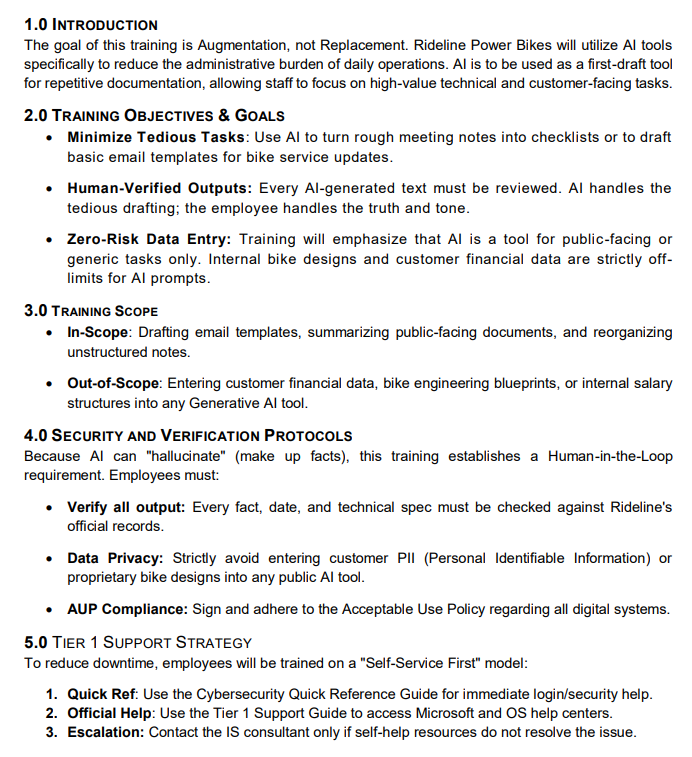 AI Policy Document